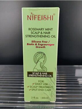 Nifeishi Rosemary Mint Scalp & Hair Strengthening Oil 60ml